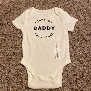 💥2/$12💥 NWT Adorable Daddy Onesie
